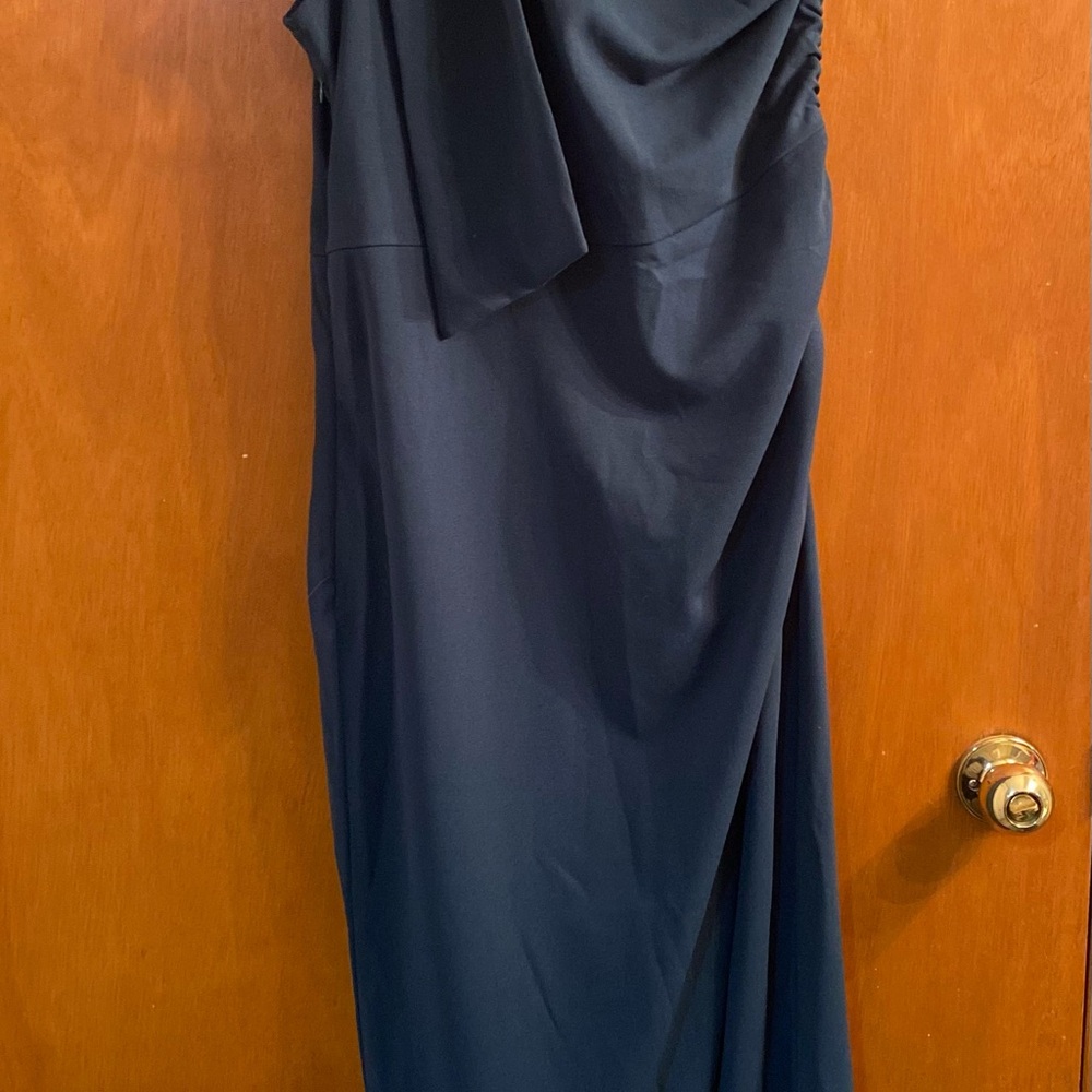 Elegant Navy Blue Women's Dress